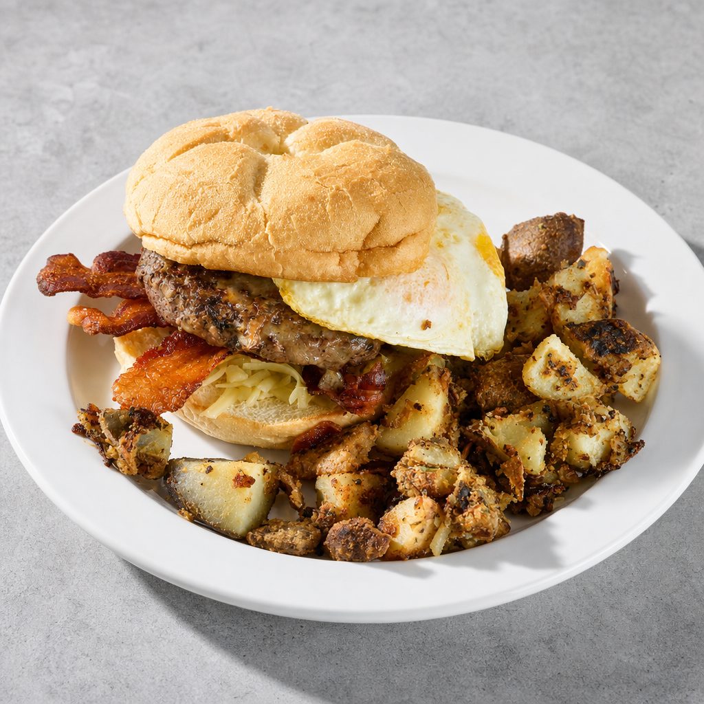 Breakfast Burger.