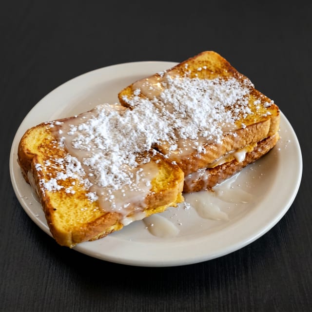 Apple Pie Stuffed French Toast.