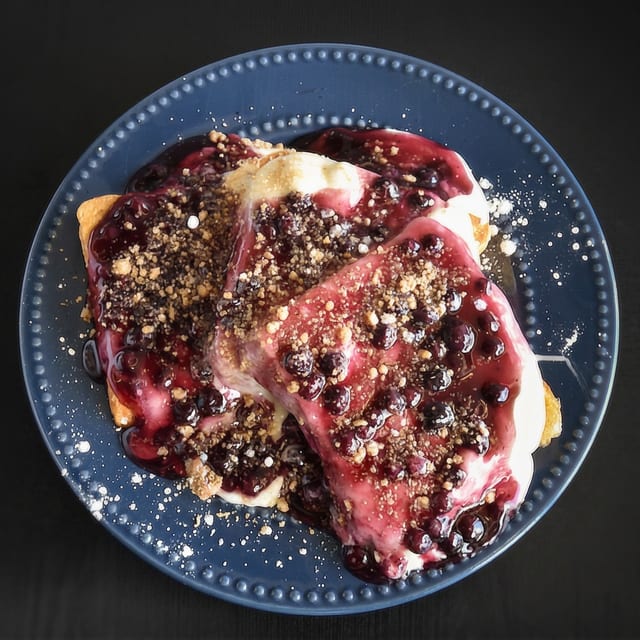 Fruit Cobbler French Toast.