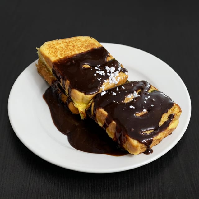 Boston Cream Stuffed French Toast.